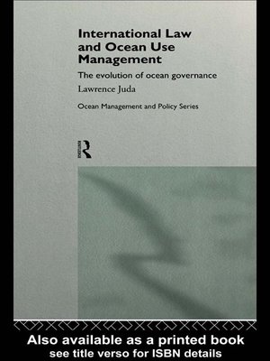 cover image of International Law and Ocean Management